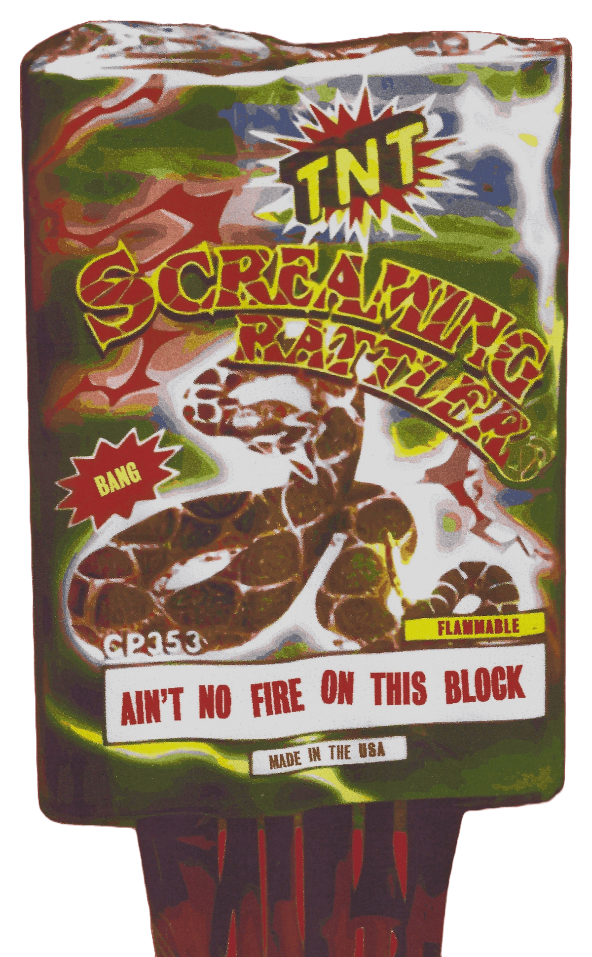 Screaming Rattler - Ain't No Fire On This Block - front cover art